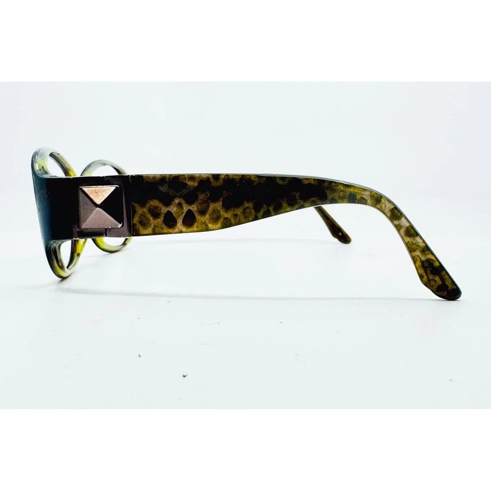 Sonoma Eyeglass Frames Womens Olive Green Animal Print Sonoma OL 58-17-115